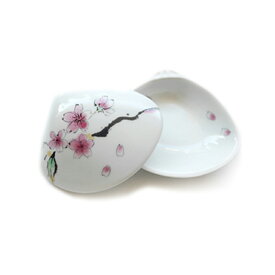 錦桜画貝型珍味入れ ＜ひな祭り / お花見＞