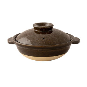 伊賀土鍋 アメ釉 小(1人用)