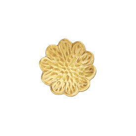 金彩　菊型豆皿