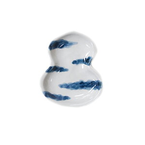 豆皿 瓢箪 染行雲 <九谷焼 / 和食器 / 小皿 / 染付>