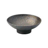 【お月見フェア！20%OFF】尚/sho　足付小鉢 16cm ＜和食器 / ブロンズ / 和モダン / 中鉢＞