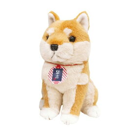 ★特価★365日毎日発送OK★犬のぬいぐるみ【柴吉　赤茶】約 22cm/吉徳