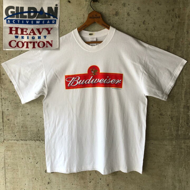 楽天市場】AB6 Tシャツ ビール バドワイザー 企業T アドT 白T シンプル 