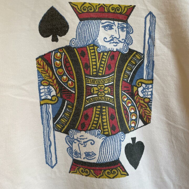 楽天市場】【1561】Tシャツ トランプ キング K リンガーT リンガー 90s 