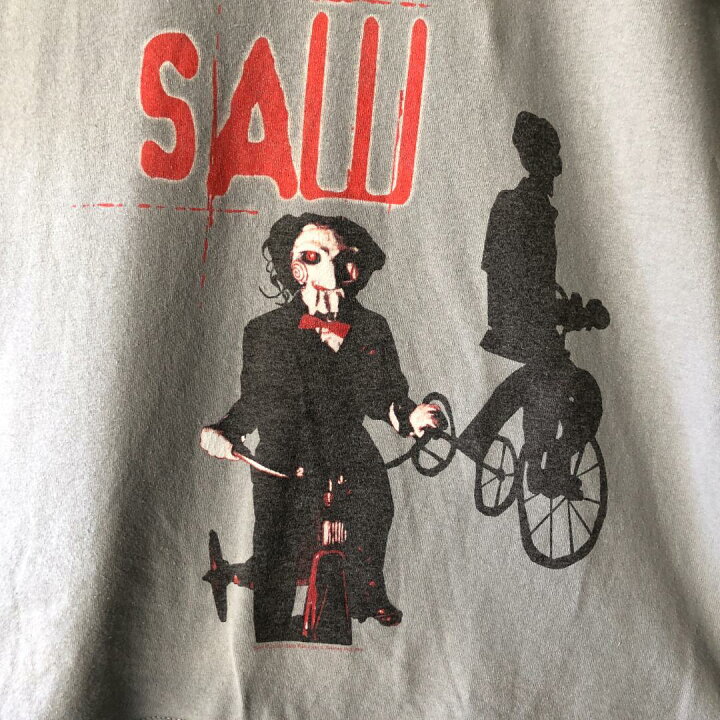 楽天市場】【TX03】00s 映画T ムービーT Tシャツ SAW ソウ ジグソウ 