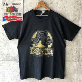 【DF99】90s ヴィンテージ Tシャツ カジノ EXCALIBUR USA