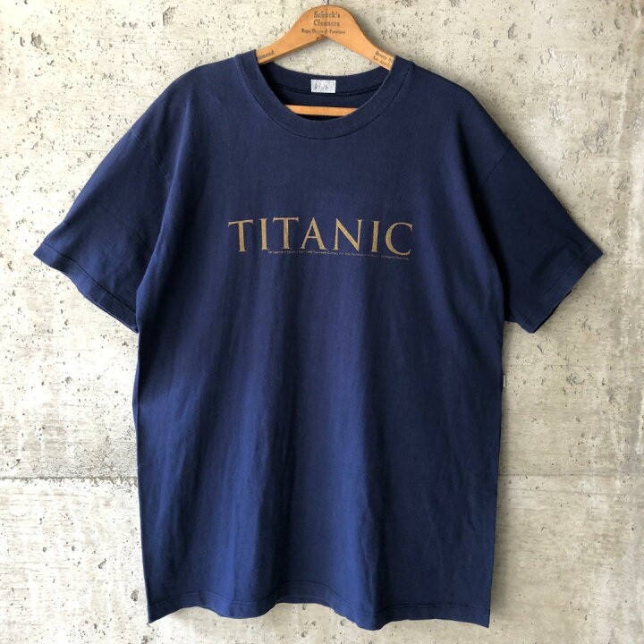 楽天市場】【DF16】 Tシャツ ムービーT 映画 タイタニック ロゴ 1998年 