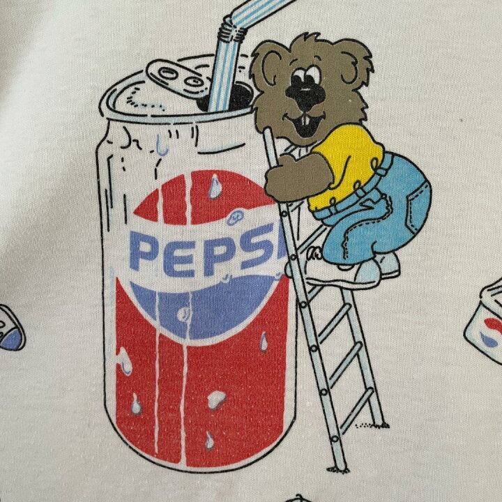 楽天市場】GF551 Tシャツ 80s ビンテージペプシ クマ USA製 激カワ 白T 