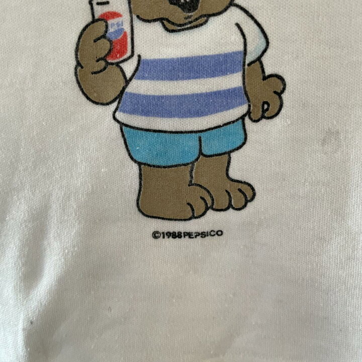 楽天市場】GF551 Tシャツ 80s ビンテージペプシ クマ USA製 激カワ 白T 