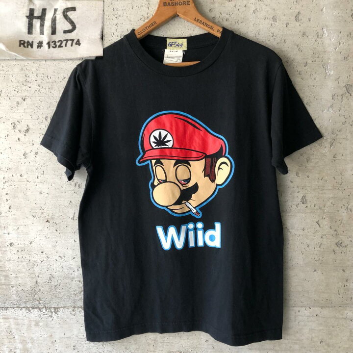 楽天市場】GF544 マリオ Wiid Tシャツ 00s ウィード ガンジ 煙草 チル 