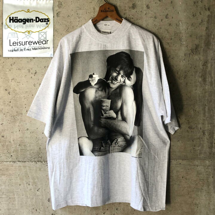 楽天市場】XZ126 Tシャツ ハーゲンダッツ アイス フォトT 写真 プロモ 