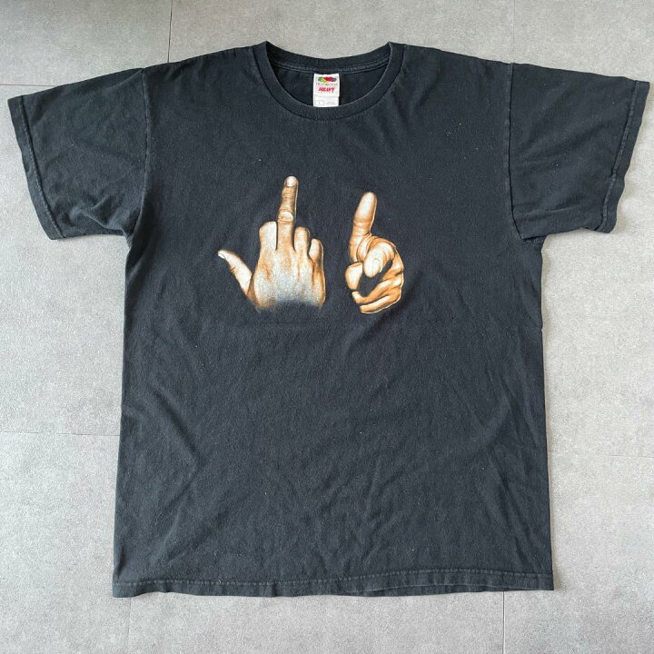 楽天市場】GF599 00s Tシャツ ASAP FUCK YOU FINGER ファック : 福井産 