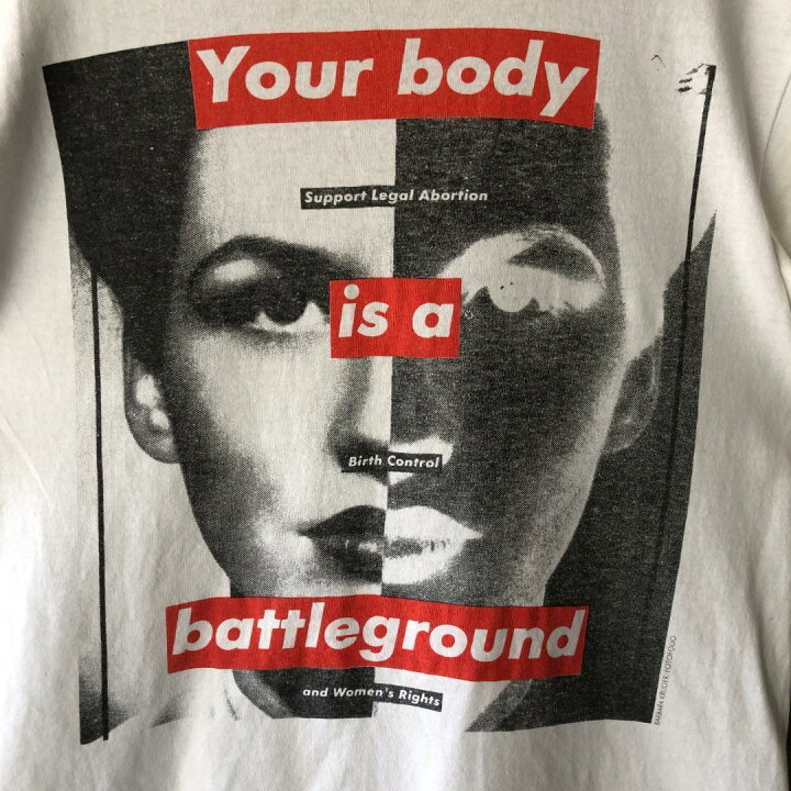 楽天市場】DF66 Tシャツ フォトT アートT バーバラクルーガー 90s 白T 