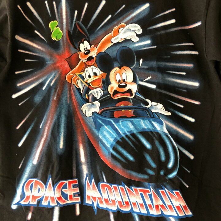 楽天市場】XZ169 スペースマウンテン ビンテージ ディズニー Tシャツ 