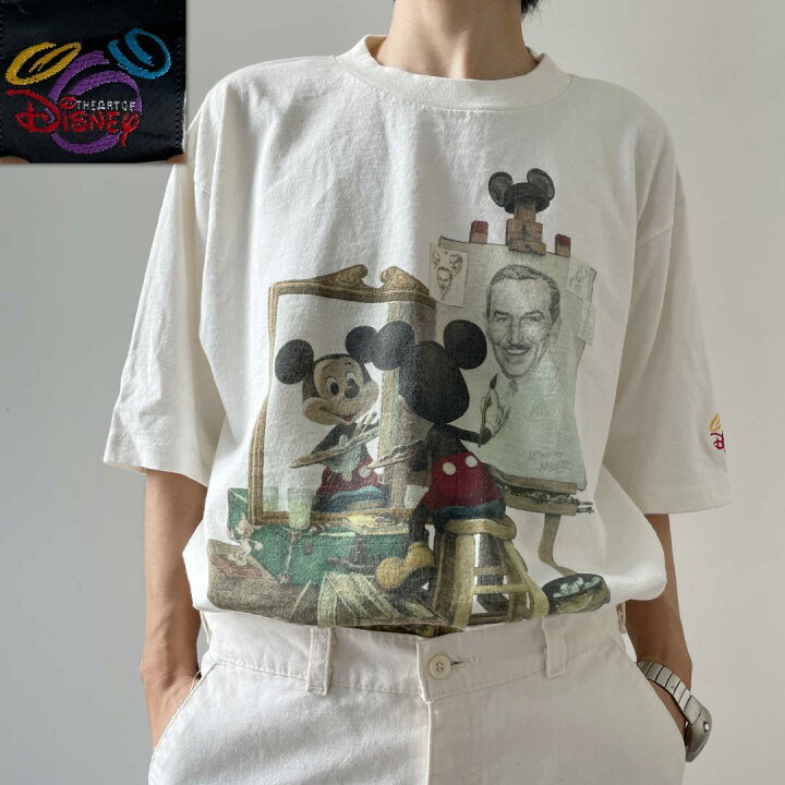 楽天市場】GF612 Tシャツ ディズニー 自画像 アート 90s ノーマン 