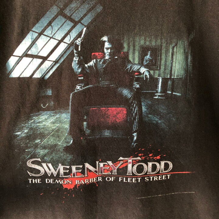 楽天市場】XZ145 Tシャツ 映画T ムービー SWEENEY TODDジョニーデップ 