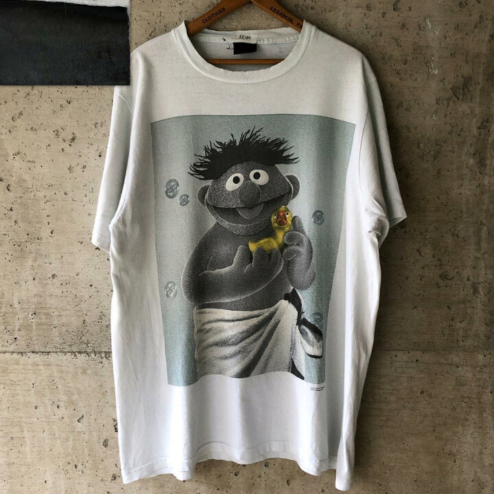 楽天市場】XZ180 Tシャツ アーニー セサミストリート 90s XL カルバン 