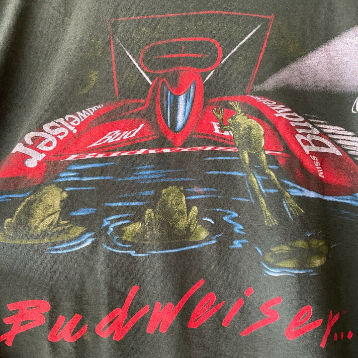 楽天市場】XZ61 Tシャツ ビール バドワイザー プロモ 両面プリント 