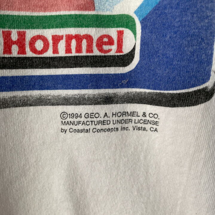 楽天市場】【XZ94】90s スパム spam Tシャツ XL 企業Tシャツ 企業物 