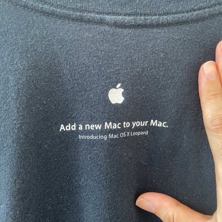 楽天市場】GF385 Tシャツ Apple 企業T アドT ロゴ Mac OSX レパード 