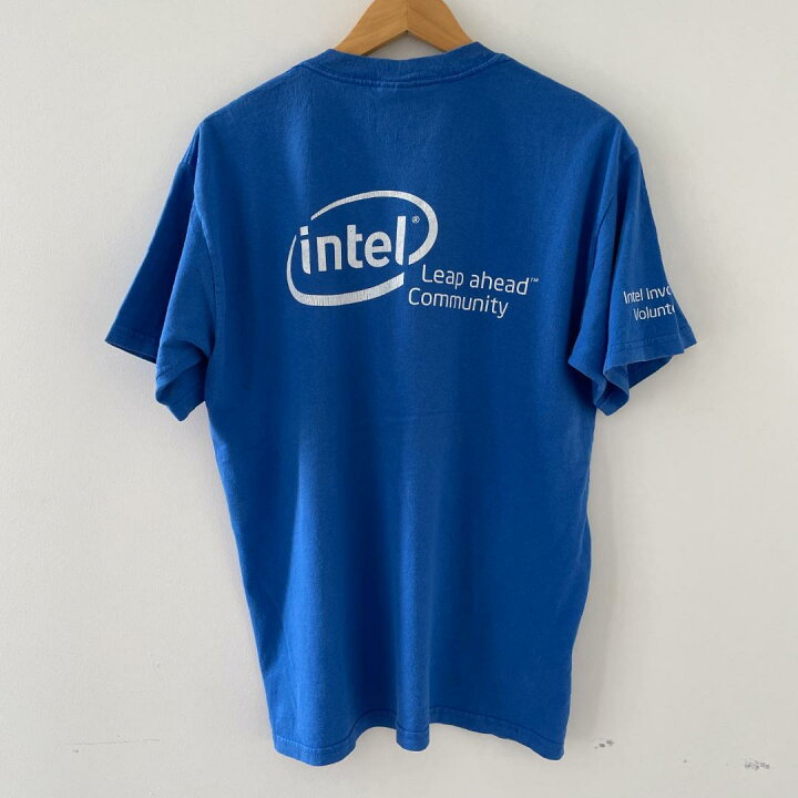 楽天市場】GF482 90s Intel インテル ロゴ CPU Tシャツ IT系 企業 