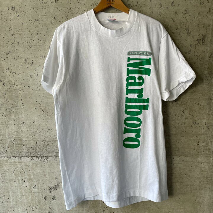 楽天市場】XZ83 Tシャツ マルボロ タバコ プロモ メンソール ポケT 90s 