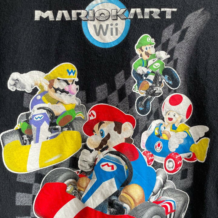 楽天市場】GF250B Tシャツ マリオカート wii ゲームT マリオ 00s 