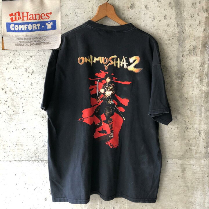 楽天市場】XZ111 Tシャツ 鬼武者 ONIMUSHA2 カプコン ゲームT 00s 