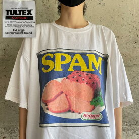 【XZ53】90s スパム spam Tシャツ XL 企業Tシャツ 企業物 ハム