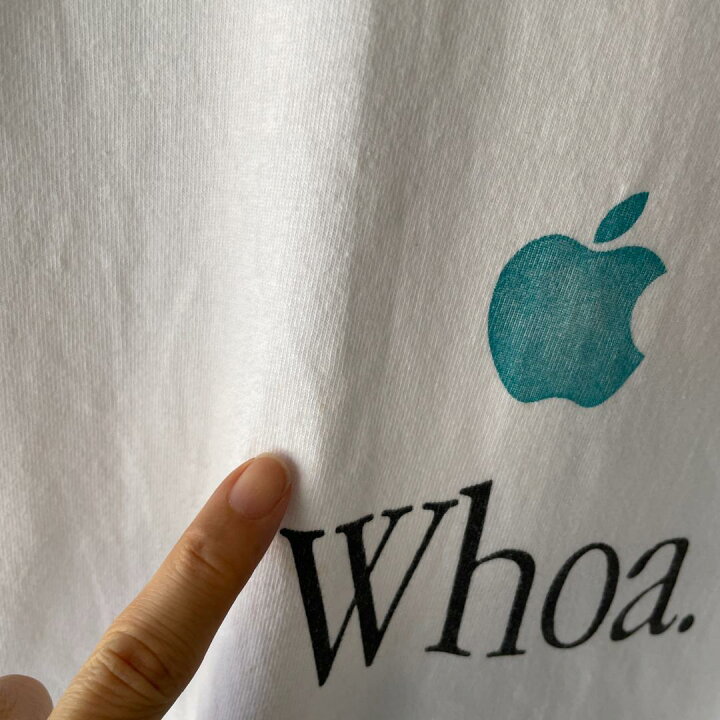 楽天市場】AE1 Tシャツ Apple 企業 アド ロゴ Mac アップル 初代imac 
