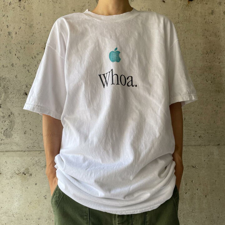 楽天市場】AE1 Tシャツ Apple 企業 アド ロゴ Mac アップル 初代imac 