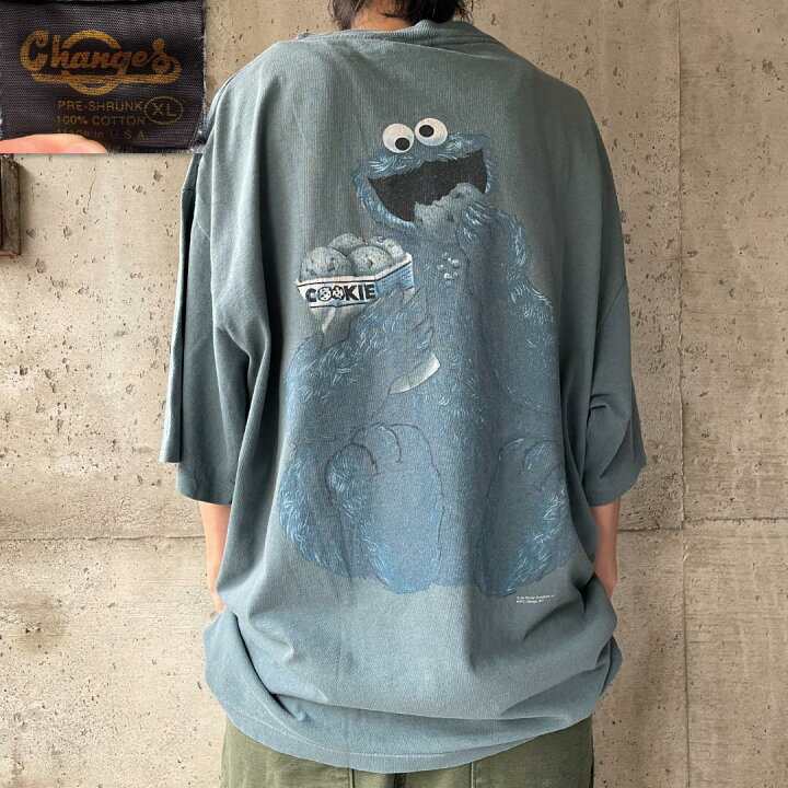 楽天市場】XZ354 90s Tシャツ クッキーモンスター セサミストリート 
