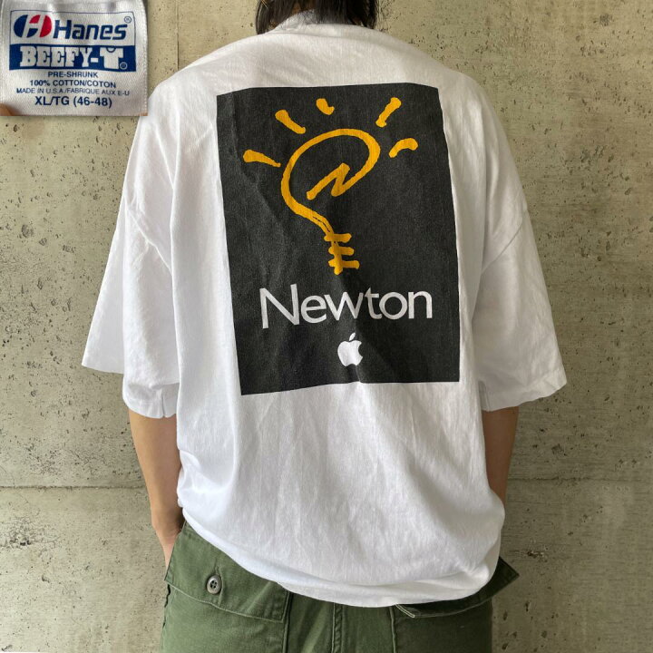 楽天市場】AE12 Tシャツ 90s Apple アップル NEWTON ニュートン 企業 