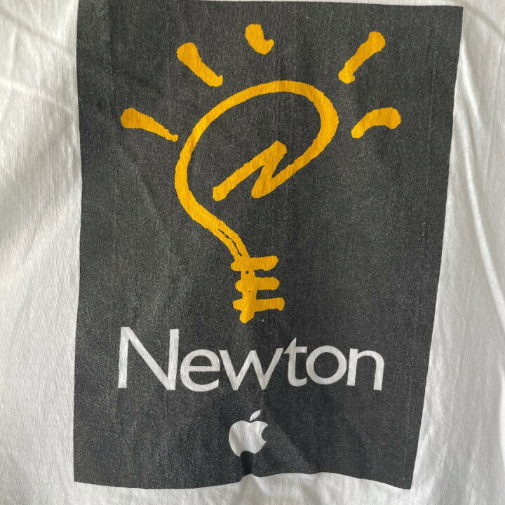 楽天市場】AE12 Tシャツ 90s Apple アップル NEWTON ニュートン 企業 
