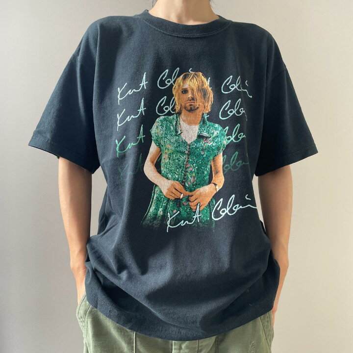 楽天市場】GF793 00s Tシャツ ニルヴァーナ カートコバーン 女装 古着 