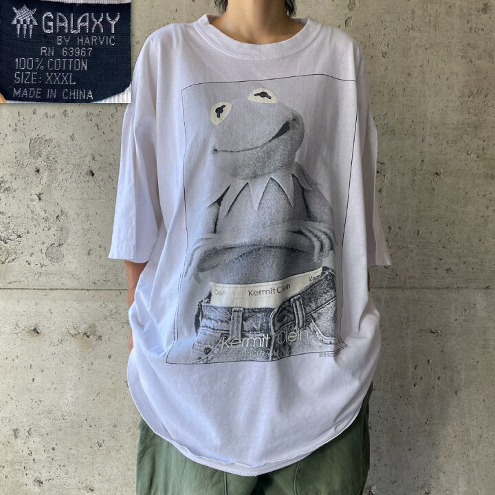 楽天市場】XZ373 Tシャツ 90s CK アド Kermit カーミット パロディ 白 