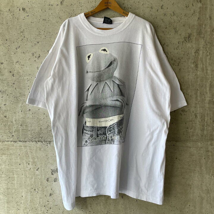 楽天市場】XZ373 Tシャツ 90s CK アド Kermit カーミット パロディ 白 
