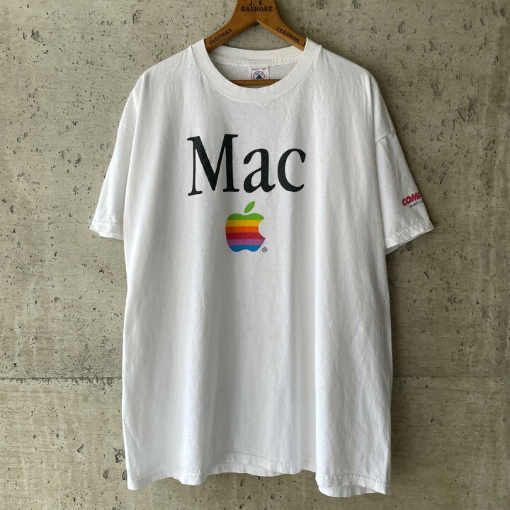 楽天市場】AE13 Tシャツ 90s Apple アップル Mac Back 企業 レインボー 