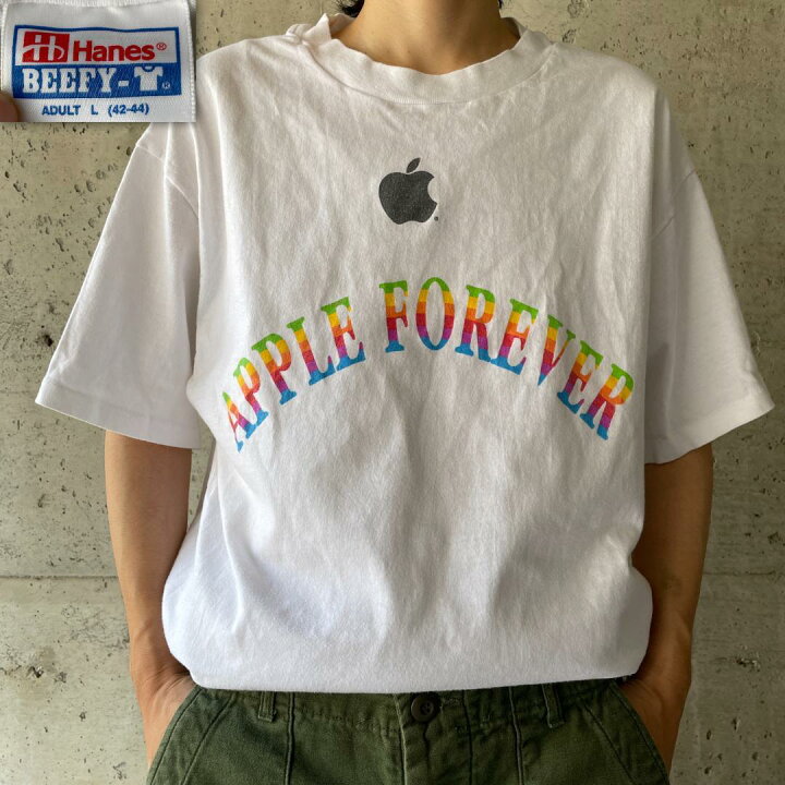 楽天市場】AE17 90s Tシャツ アップル 企業 コンピューター ロゴ 