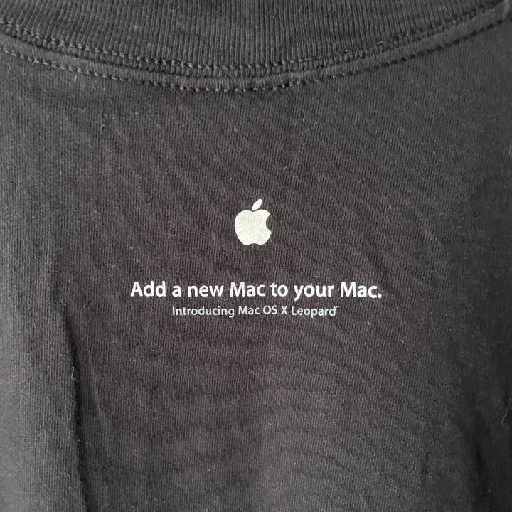 楽天市場】XZ337 00s Tシャツ Apple 企業 アド ロゴ Mac OSX レパード 