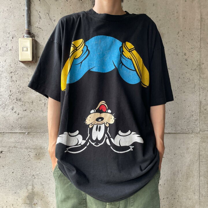 楽天市場】XZ365 90年代 90s ディズニー グーフィー 逆立ち Tシャツ 