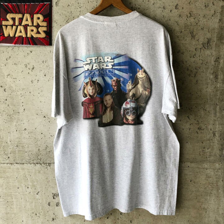 楽天市場】XZ241 90s Tシャツ 映画 スターウォーズ エピソード1 