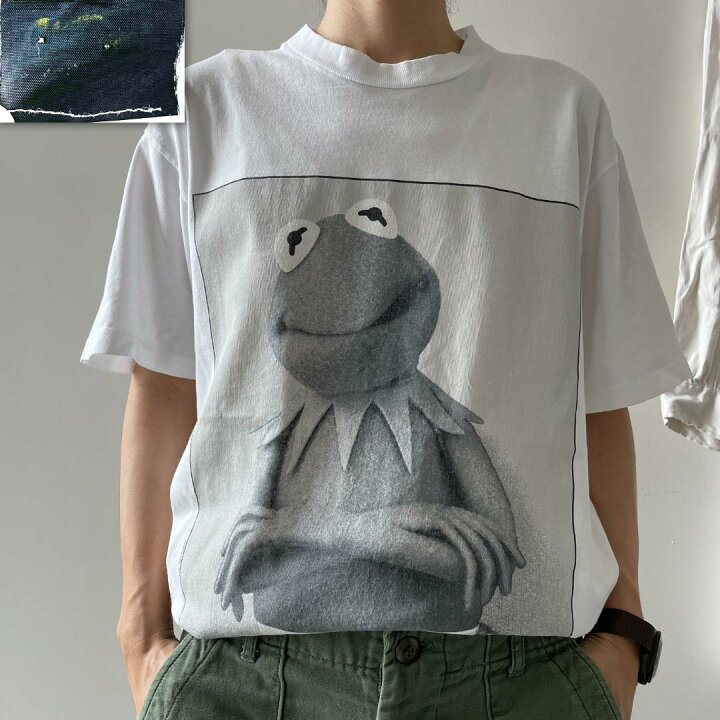 楽天市場】GF785 Tシャツ 90s CK アド Kermit カーミット パロディ 白 