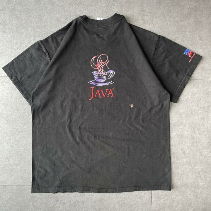 楽天市場】GF654 90s JAVA ロゴ プログラム言語 Tシャツ IT系 企業T 黒 