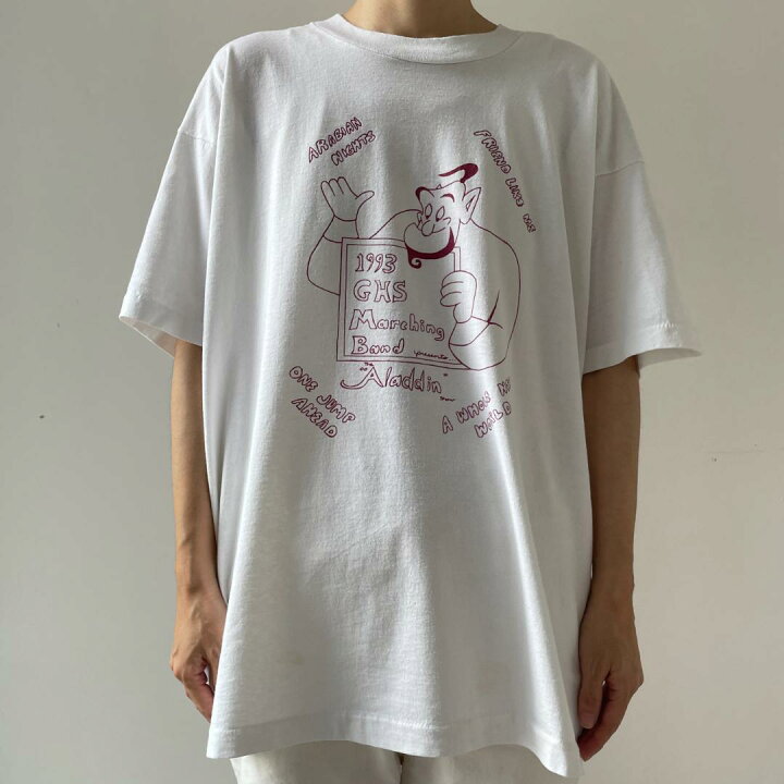 楽天市場】GF645 90s Tシャツ アラジン ミュージック イラスト 