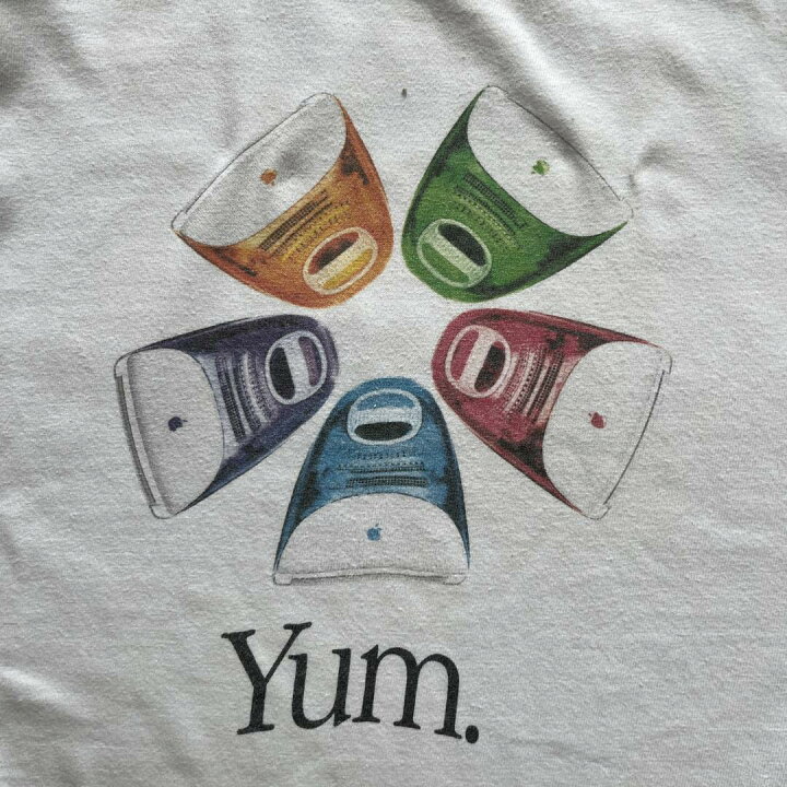 楽天市場】GF730 Tシャツ 90s Apple アップル Yum iMac 企業T : 福井産 