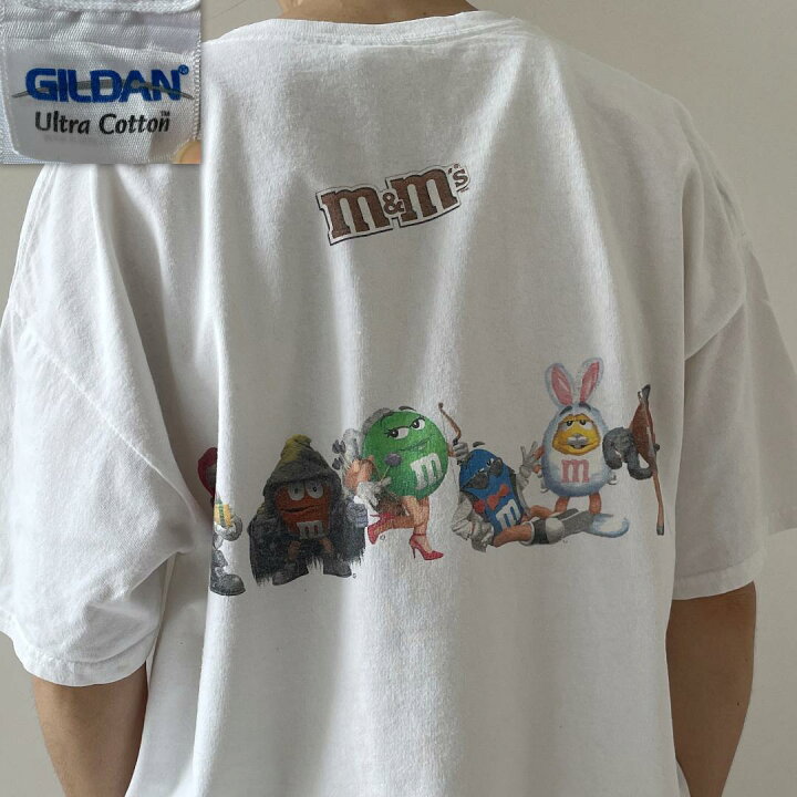 楽天市場】GF681 00s Tシャツ キャラクター お菓子 企業 Mチョコ Ms  