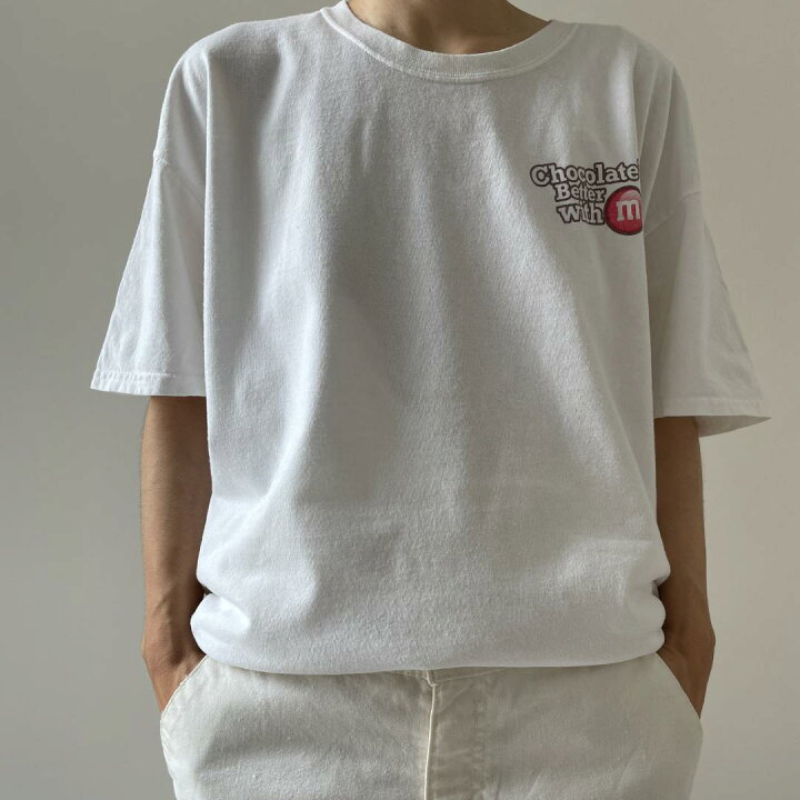 楽天市場】GF681 00s Tシャツ キャラクター お菓子 企業 Mチョコ Ms  