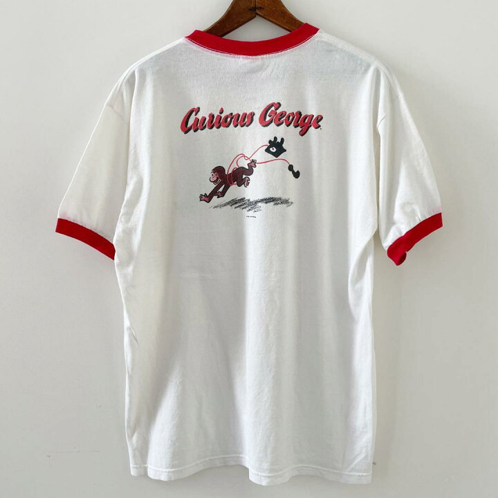 楽天市場】GF767 90s Tシャツ おさるのジョージ リンガー ヴィンテージ 