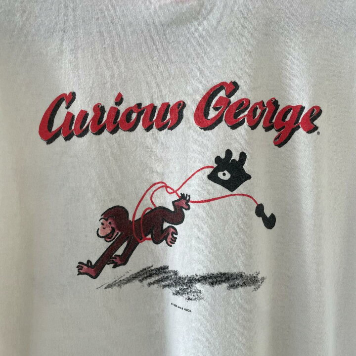 楽天市場】GF767 90s Tシャツ おさるのジョージ リンガー ヴィンテージ 